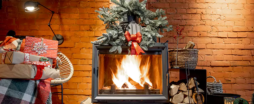Travis Industries Linear Gas Fireplace Installation in Central, Louisiana