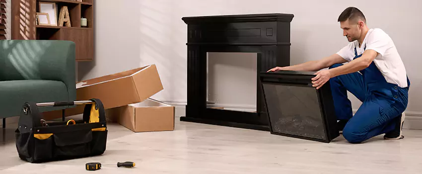 Old Rusted Metal Fireplace Repair And Replacement in Central, LA