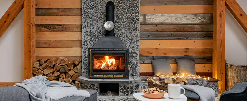Thelin Hearth Products Direct Vent Gas Stove Fireplace Inspection in Central, Louisiana